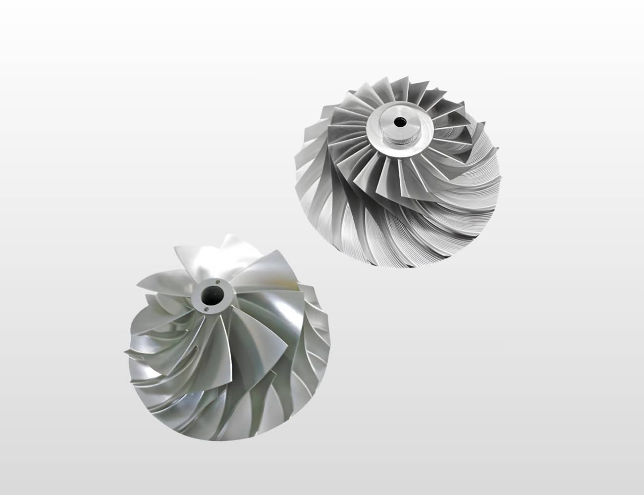 reacondicionamiento motor de turbina de alta resistencia a la temperatura rueda de fundición inversa desarrollo inverso rodete álabe de turbina